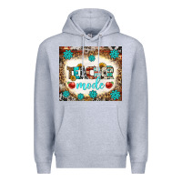 Heather Grey teacher mode tumbler Premium Hoodie - BundleAndBundleShop