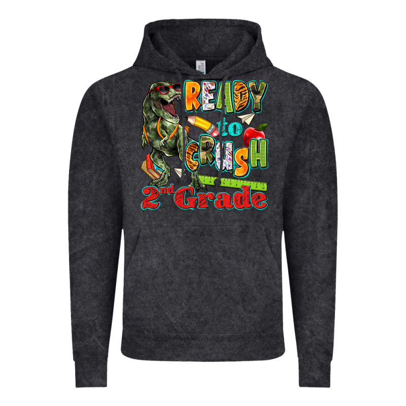 Ready To Crush Second Grade Vintage Hoodie by texasbilliewilder | Teevron