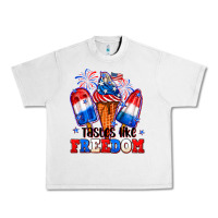 Lunar Rock 4th of July ice creams tastes like freedom Urban Heavy Tee - Neo Western