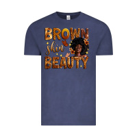 Vintage Denim brown skin beauty Vintage Tee - Zillion Design Studio