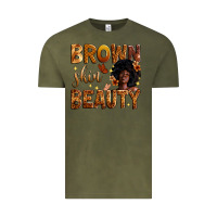 Vintage Olive brown skin beauty Vintage Tee - Zillion Design Studio