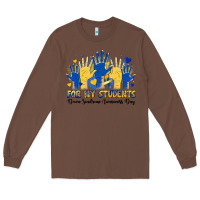 Chestnut for my students down sendrome awareness day Long Sleeve Tee - Artiststas