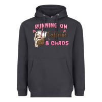 Running On Caffeine & Chaos Heavyweight Hoodie | Teevron