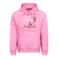Fuchsia Pink A Queen Was Born In August 1965 Happy Birthday To Me 55 Years Old Urban Hoodie - Bettercallsaul