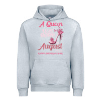 Heather Grey A Queen Was Born In August 1965 Happy Birthday To Me 55 Years Old Urban Hoodie - Bettercallsaul