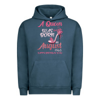Pigment Midnight Navy A Queen Was Born In August 1965 Happy Birthday To Me 55 Years Old Urban Hoodie - Bettercallsaul