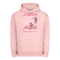 Pigment Salmon A Queen Was Born In August 1965 Happy Birthday To Me 55 Years Old Urban Hoodie - Bettercallsaul