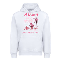 White A Queen Was Born In August 1965 Happy Birthday To Me 55 Years Old Urban Hoodie - Bettercallsaul