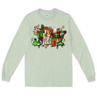 Matcha joy with baby cow and christmas gifts mistletoe Long Sleeve Tee - AdoDesignShop
