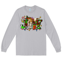 Moon Dust joy with baby cow and christmas gifts mistletoe Long Sleeve Tee - AdoDesignShop