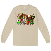 Mushroom joy with baby cow and christmas gifts mistletoe Long Sleeve Tee - AdoDesignShop