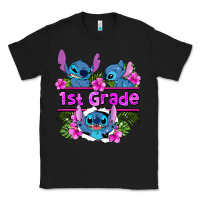 Black preview flower stitch 1st grade Classic Tee - AdoDesignShop