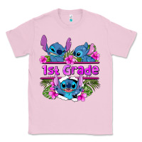 Bubblegum Pink preview flower stitch 1st grade Classic Tee - AdoDesignShop