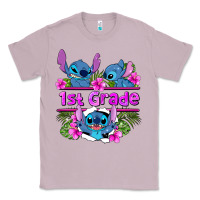 Lilac preview flower stitch 1st grade Classic Tee - AdoDesignShop