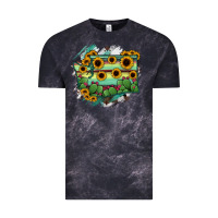 Cloud Black washingTon State Map Vintage Tee - RanaPortraitStore