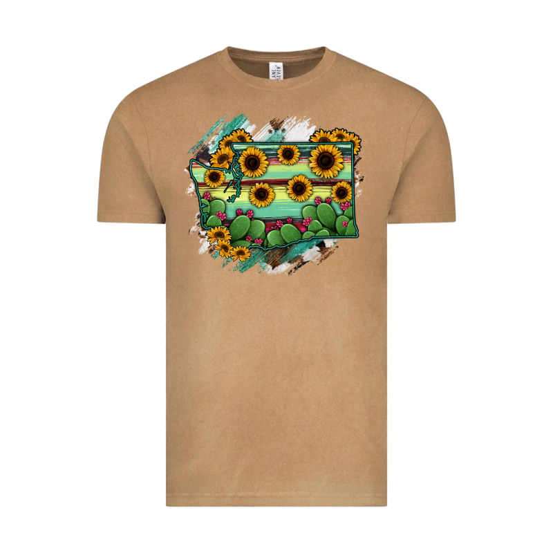 Washington State Map Vintage Tee by RanaPortraitStore | Teevron