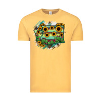 Vintage Mustard washingTon State Map Vintage Tee - RanaPortraitStore