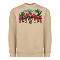Mexican Mom With Cactus Heavyweight Sweatshirt | Teevron