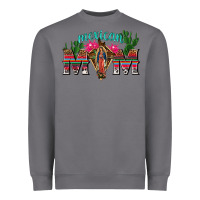 Storm mexican mom with cactus Heavyweight Sweatshirt - texasbilliewilder