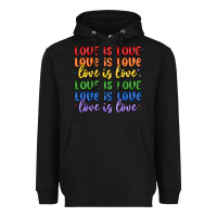 Black love is love lgbtq Heavyweight Hoodie - MaliasSmallBusiness