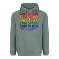 Sage love is love lgbtq Heavyweight Hoodie - MaliasSmallBusiness