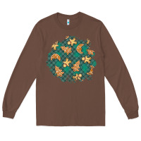 Chestnut christmas gingerbread cookies patch Long Sleeve Tee - BundleAndBundleShop