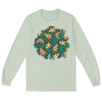 Matcha christmas gingerbread cookies patch Long Sleeve Tee - BundleAndBundleShop