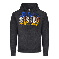Vintage Black that s my sister on that court Vintage Hoodie - Zillion Design Studio