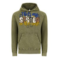 Vintage Olive that s my sister on that court Vintage Hoodie - Zillion Design Studio