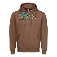 Chestnut western gemstone sunflowers serape leopard turquoise love Zipper Hoodie - Artiststas