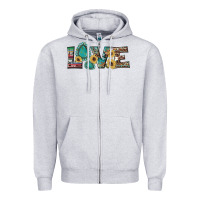 Heather Grey western gemstone sunflowers serape leopard turquoise love Zipper Hoodie - Artiststas