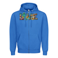 True Royal western gemstone sunflowers serape leopard turquoise love Zipper Hoodie - Artiststas