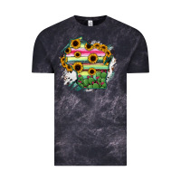 Cloud Black Wisconsin State Map Vintage Tee - RanaPortraitStore