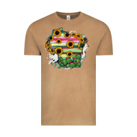 Vintage Camel Wisconsin State Map Vintage Tee - RanaPortraitStore