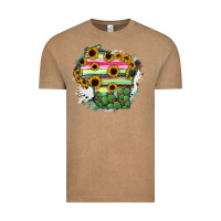 Vintage Coffee Wisconsin State Map Vintage Tee - RanaPortraitStore