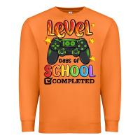 Carrot level 100 days of school completed Premium Sweatshirt - MaliasSmallBusiness