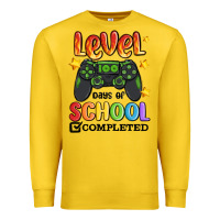 Lemon level 100 days of school completed Premium Sweatshirt - MaliasSmallBusiness