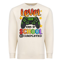 Sandshell level 100 days of school completed Premium Sweatshirt - MaliasSmallBusiness