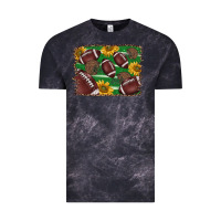 Cloud Black American football background Vintage Tee - BarkalooDesign