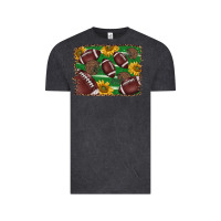 Vintage Black American football background Vintage Tee - BarkalooDesign