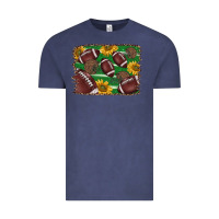 Vintage Denim American football background Vintage Tee - BarkalooDesign