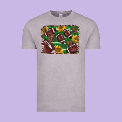 American Football Background Vintage Tee Designed By Barkaloodesign