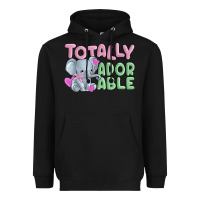 Black totally adorable Heavyweight Hoodie - MaliasSmallBusiness