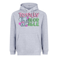Heather Grey totally adorable Heavyweight Hoodie - MaliasSmallBusiness