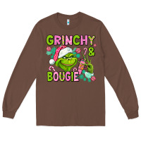 Chestnut christmas characters and bougie Long Sleeve Tee - AdoDesignShop