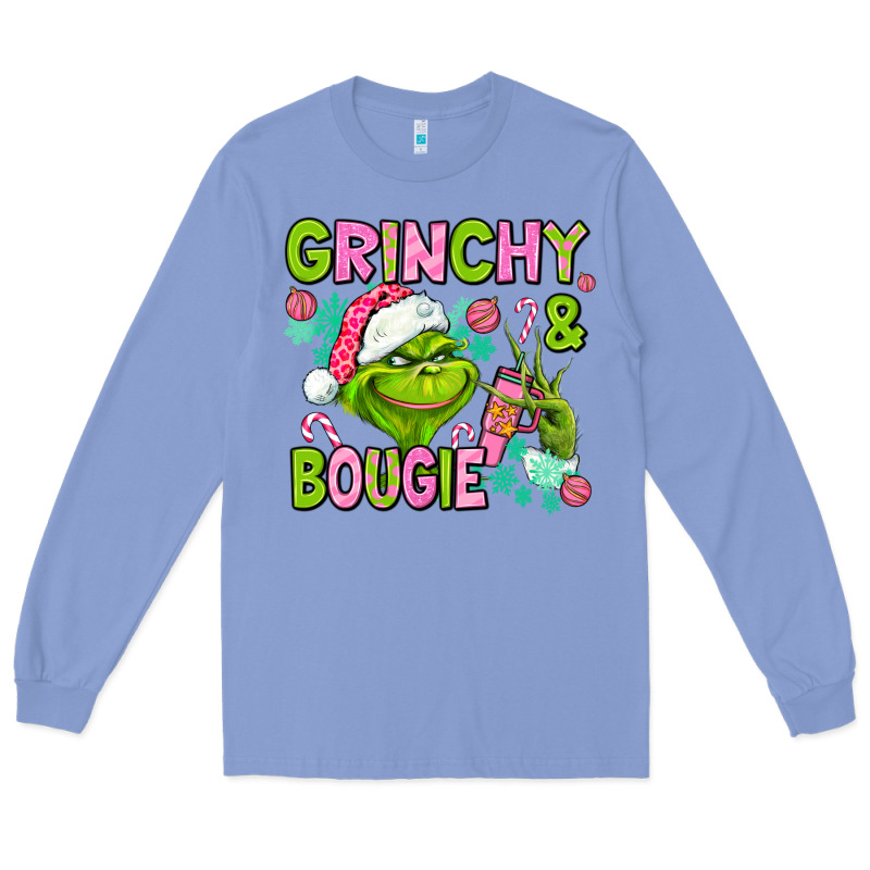 Christmas Characters And Bougie Long Sleeve Tee by AdoDesignShop | Teevron