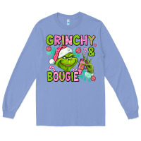 Colony Blue christmas characters and bougie Long Sleeve Tee - AdoDesignShop