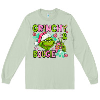 Matcha christmas characters and bougie Long Sleeve Tee - AdoDesignShop