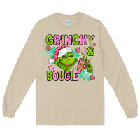 Mushroom christmas characters and bougie Long Sleeve Tee - AdoDesignShop