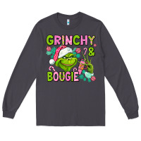 Smoke christmas characters and bougie Long Sleeve Tee - AdoDesignShop